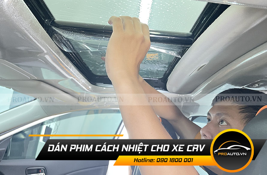 Dán phim cách nhiệt ô tô 