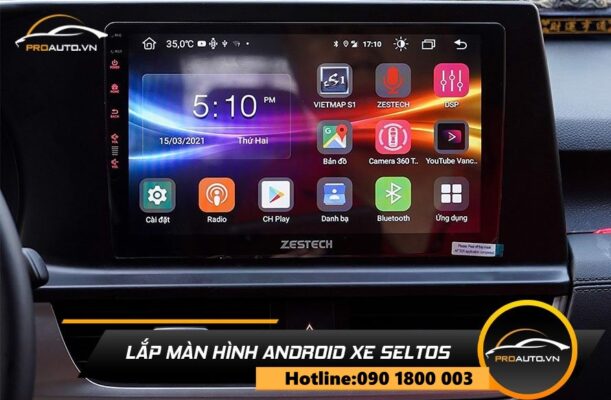 Màn hình dvd android xe Seltos