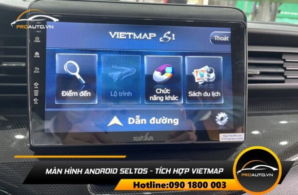 Màn hình dvd android xe Seltos