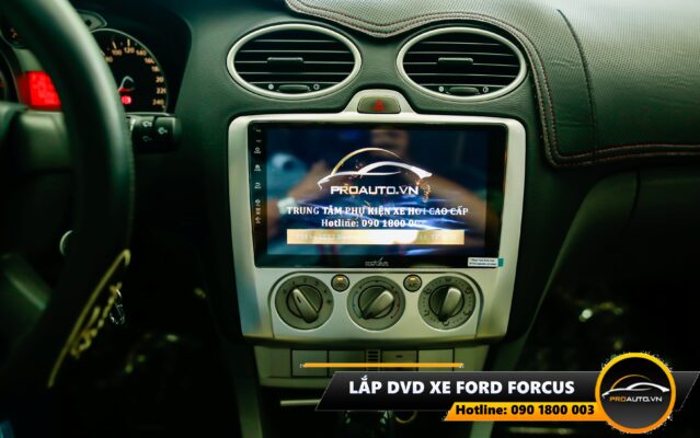 Lắp DVD Android xe Ford focus