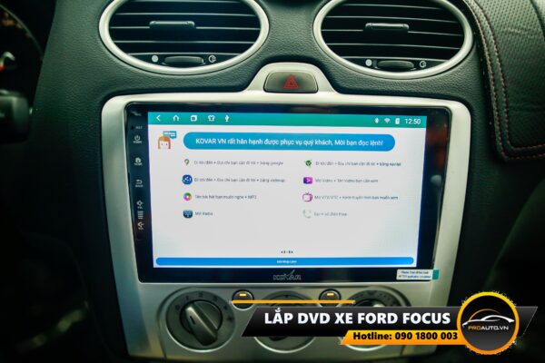 Lắp DVD Android xe Ford focus