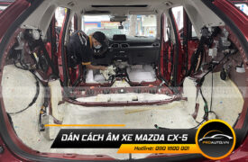 Cách âm chống ồn xe mazda cx5