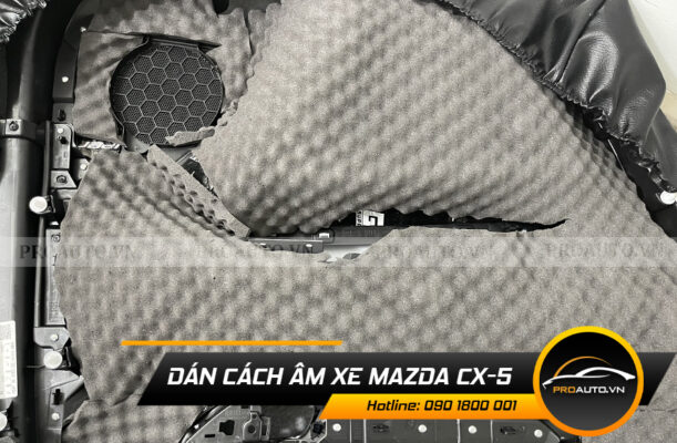 Cách âm chống ồn xe mazda cx5