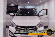 Cách âm chống ồn xe hyundai santafe