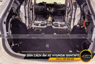 Cách âm chống ồn xe hyundai santafe