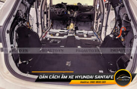 Cách âm chống ồn xe hyundai santafe